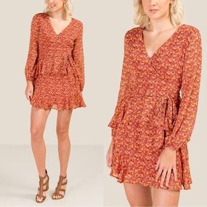 NWT Mi Ami Adaline Floral Wrap Dress | Size Medium
